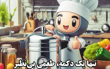 تنها یک دکمه، طعمی بی‌نظیر: زودپز و پلوپز!