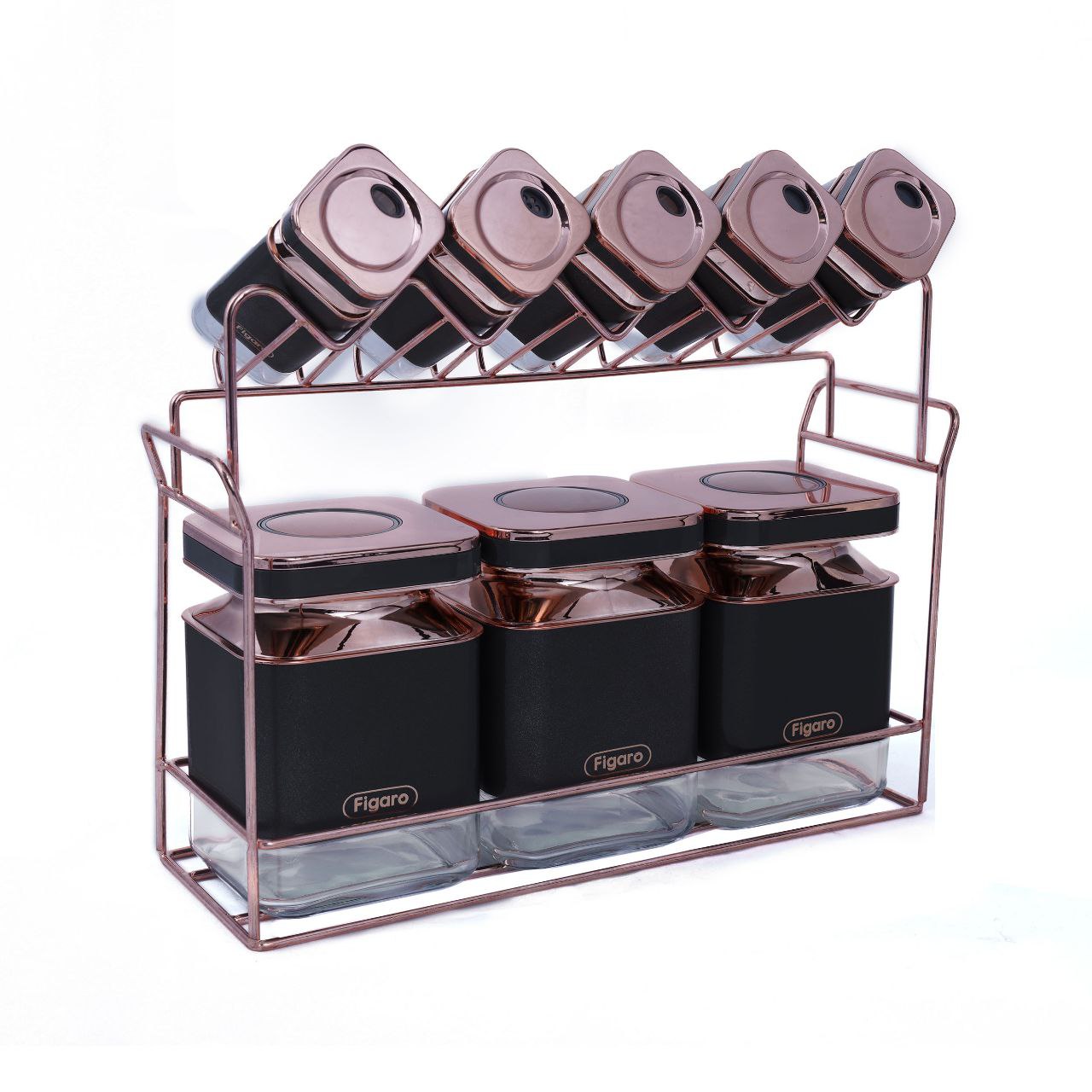 پاسماوری 8 پارچه فیگارو با استند مربع