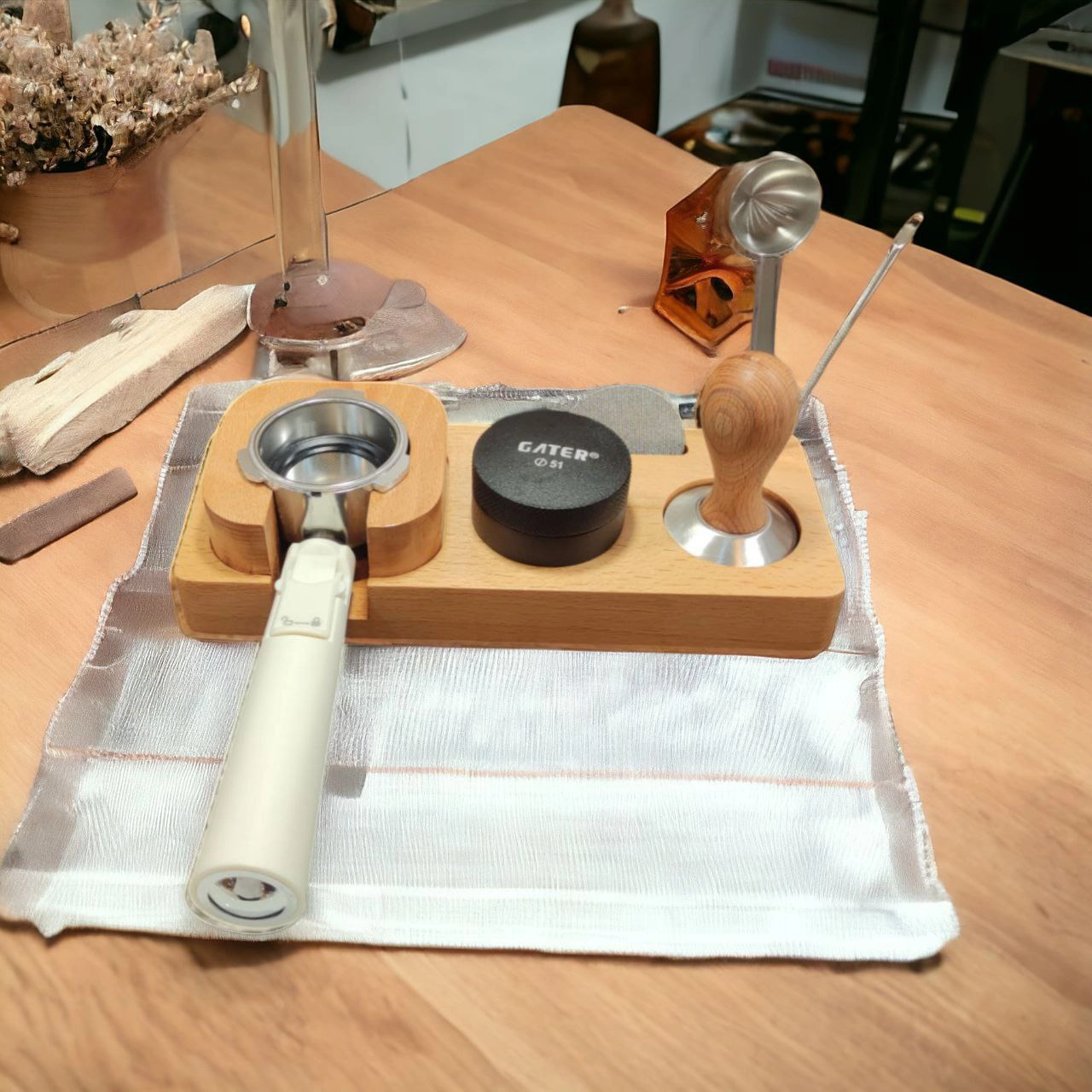 استند چوبی اکسسوری و تجهیزات اسپرسوساز کد 010