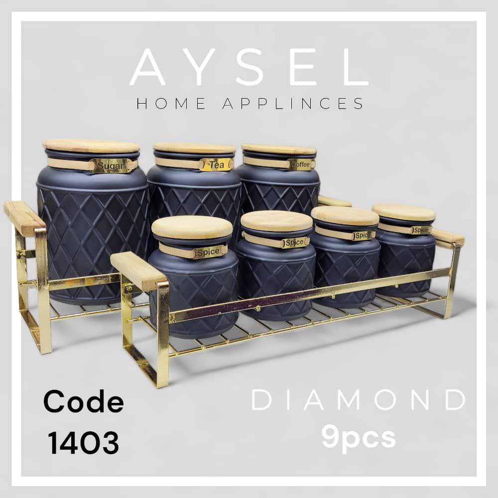 سرویس پاسماوری 9 پارچه آیسل مدل الماس DIAMOND