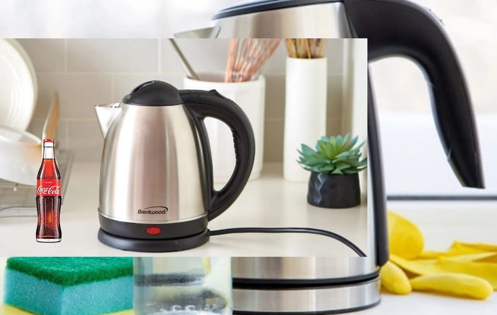 جرم گیری کتری برقی با نوشابه