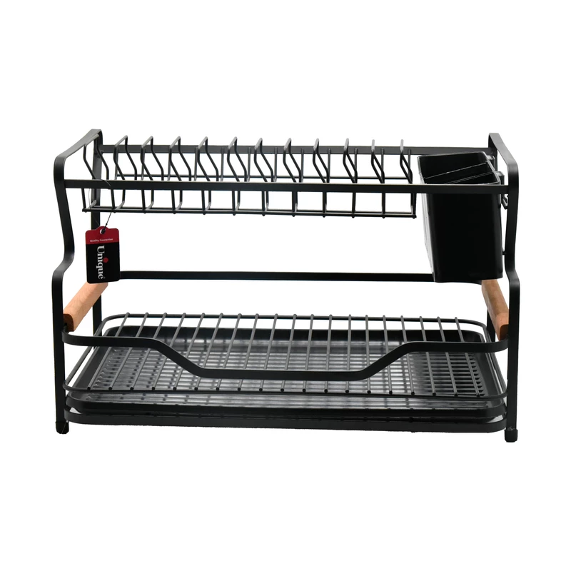 آبچکان دو طبقه مشکی یونیک استیل مدل 2940