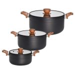 سرویس قابلمه 8 پارچه گرانیت یونیک سری رویال مدل UN818