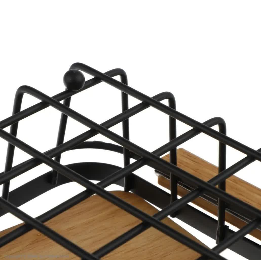 سبد نان کوچک مستطیل چوب یونیک مدل UN 2909