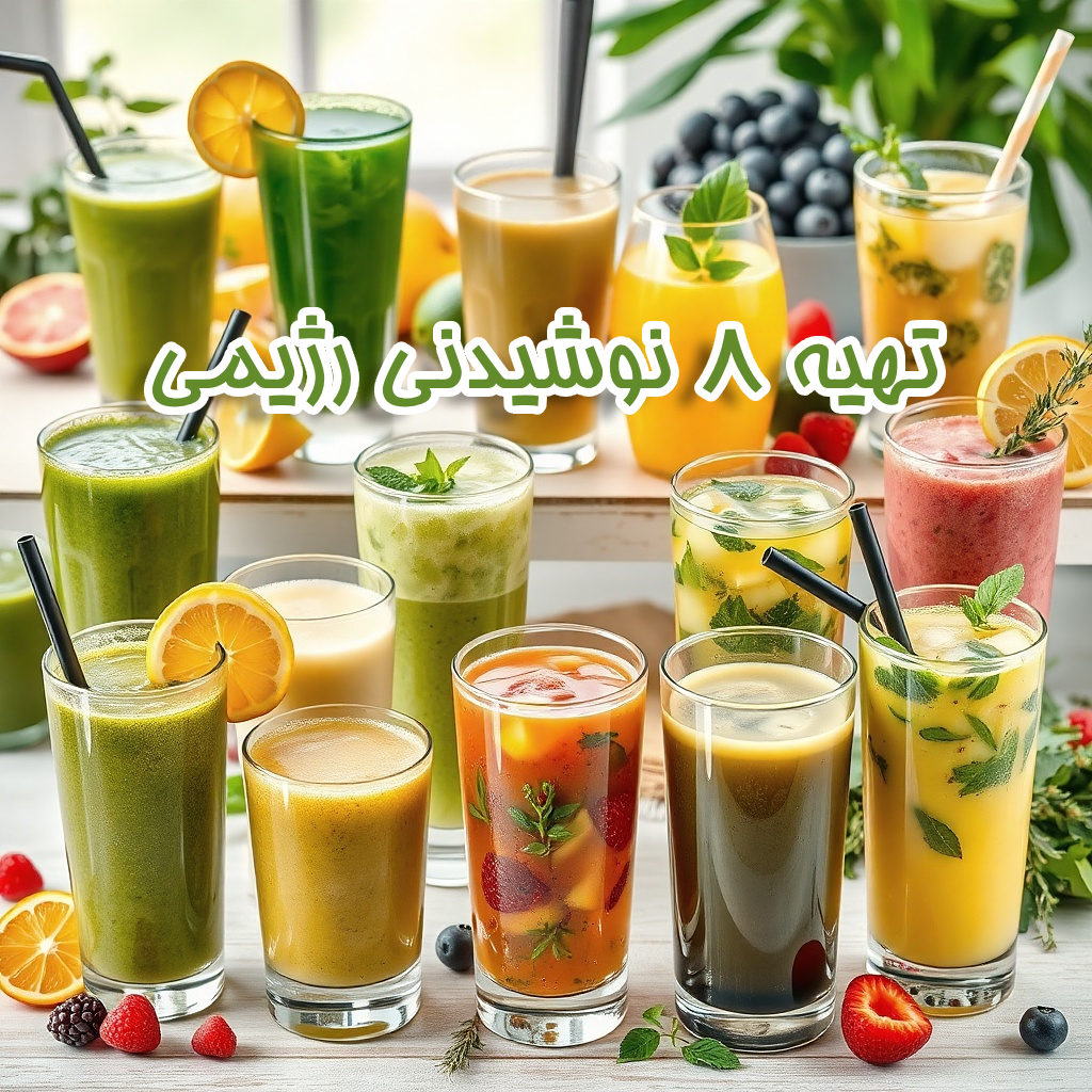 راهنمای گام به گام تهیه 8 نوشیدنی رژیمی خانگی